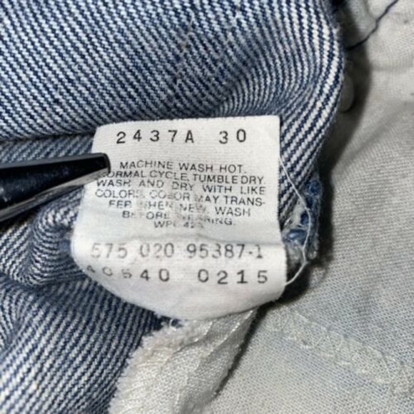 Levis 540 Vintage Jeans Size 38 x 32 Leather Tab Nice light Wash - Picture 6 of 6